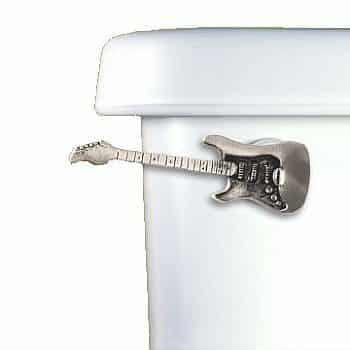 gitaar toilet spoelgreep