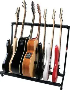 gitaarstandaard in vorm van een rek